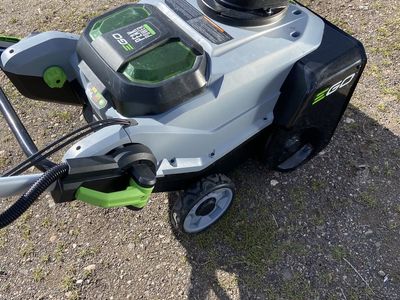 E GO 35 Foot And 56Volt Paddle Snow Thrower