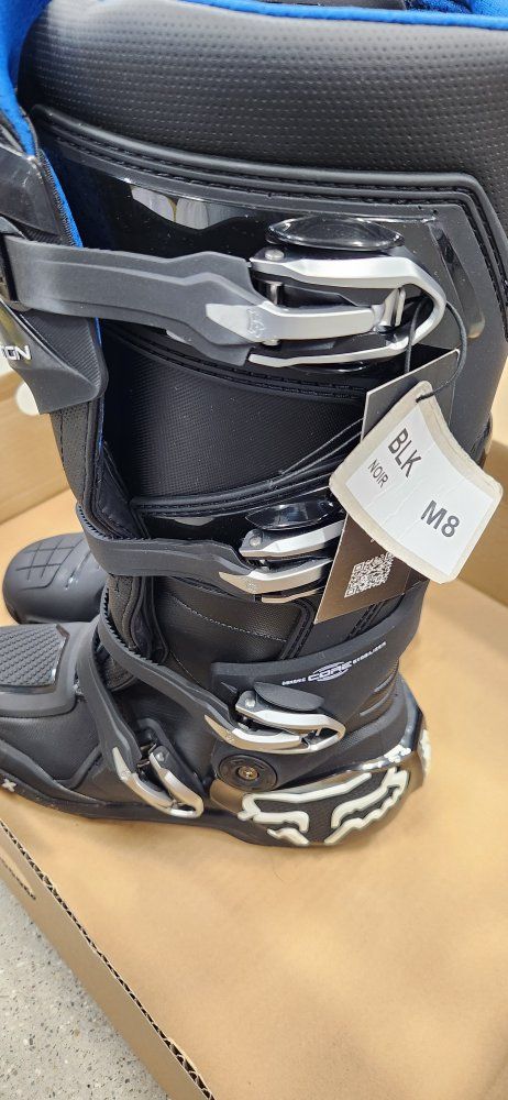Fox Racing MOTION  Black Motocross Boots Men's Size 8