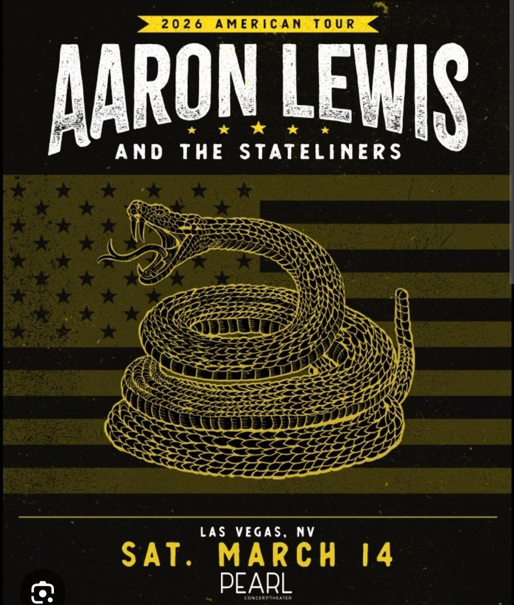 Aaron Lewis 2 Front Row Vegas Tickets