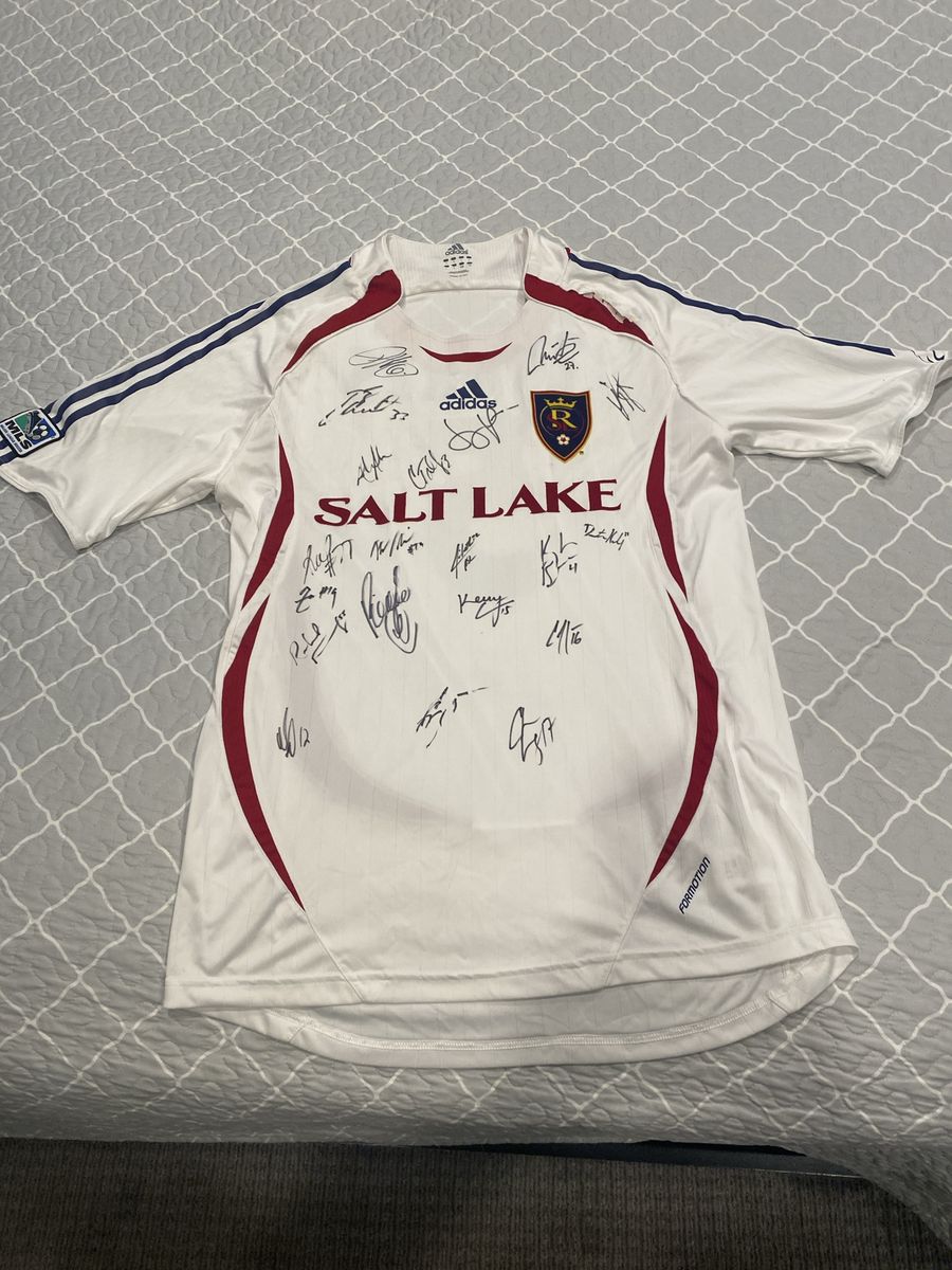 Men’s Real Salt Lake 2008 Team Autograph Jersey L