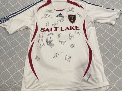 Men’s Real Salt Lake 2008 Team Autograph Jersey L