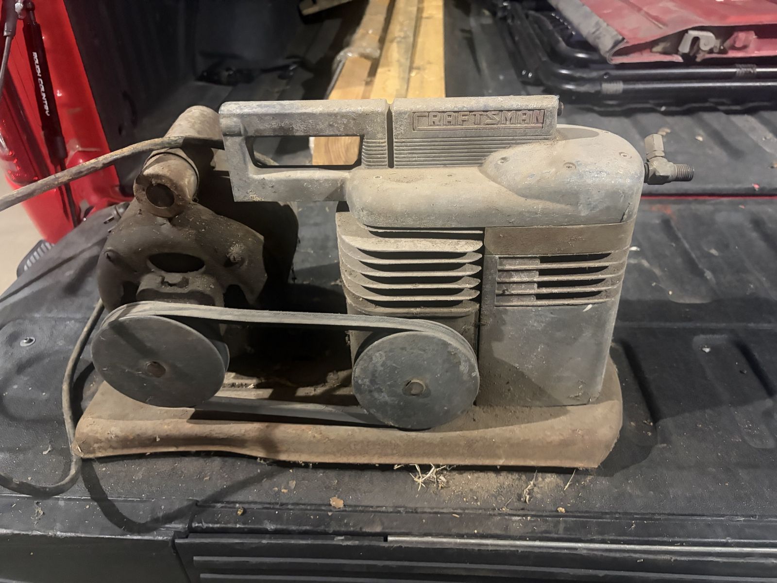 Vintage Craftsman Ball Bearing Equipped Belt-Driven Air Compressor