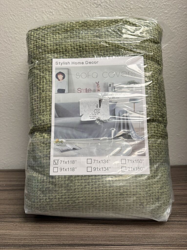 Green Sofa Cover