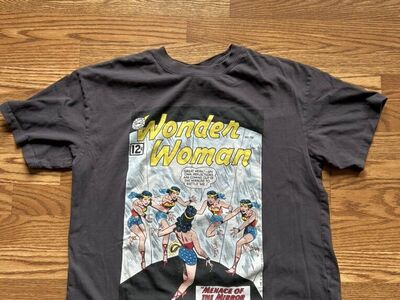 H&M Wonder woman Black T Shirt DC WB