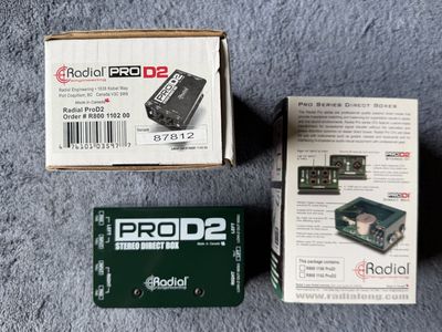 Radial ProD2 Passive Stereo Direct Box - New in Box (NIB)