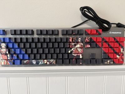Demon Slayer anime gaming keyboard