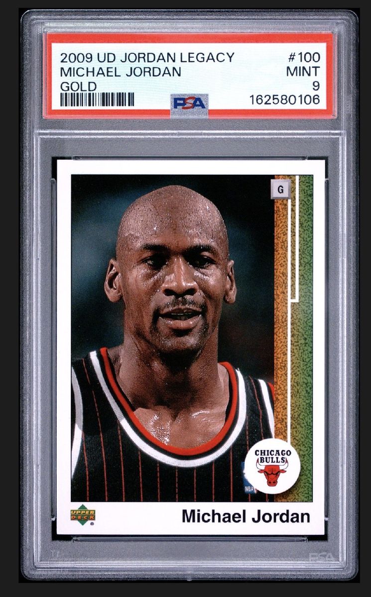 2009 Upper Deck 2009 Upper Deck Michael Jordan Legacy Gold #100 PSA 9 Chicago