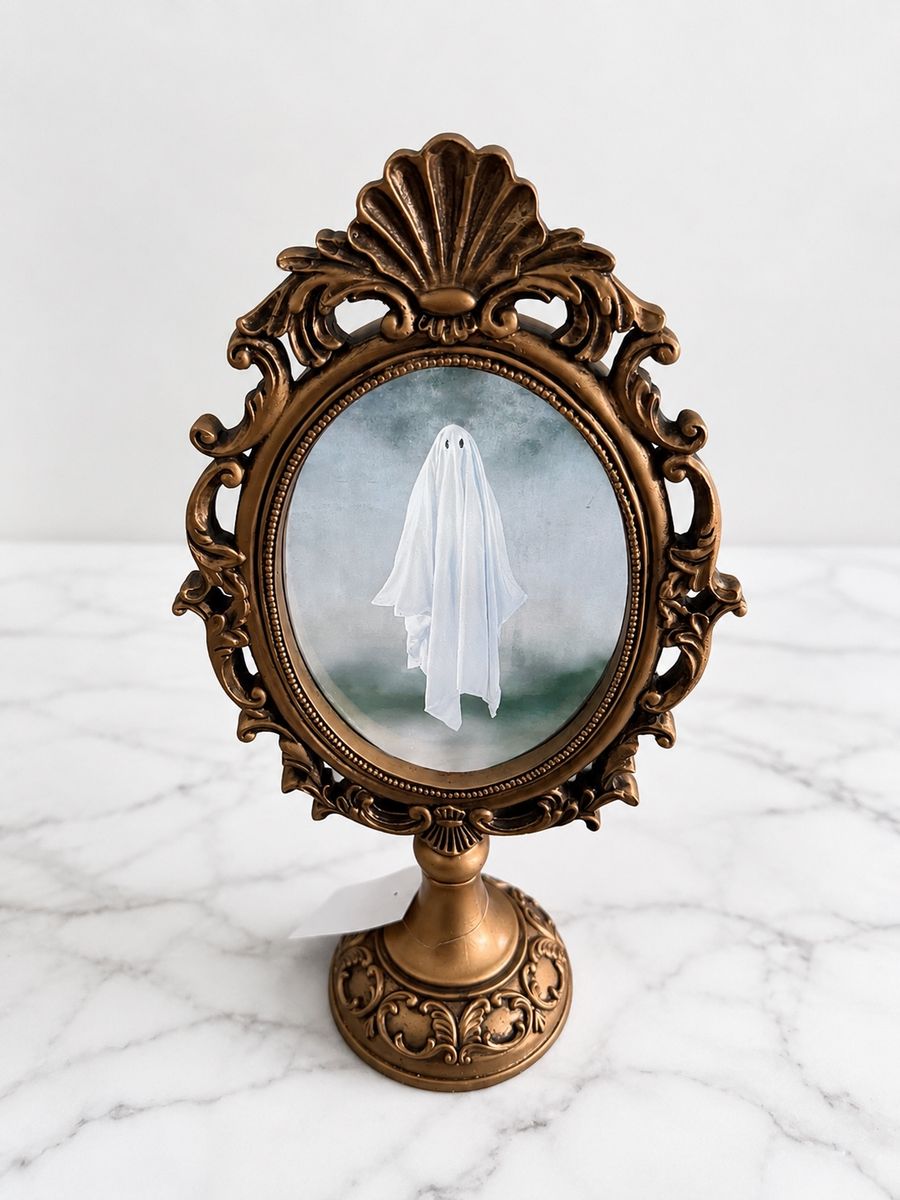Martha Stewart Single Ghost Mirror - Halloween Decor