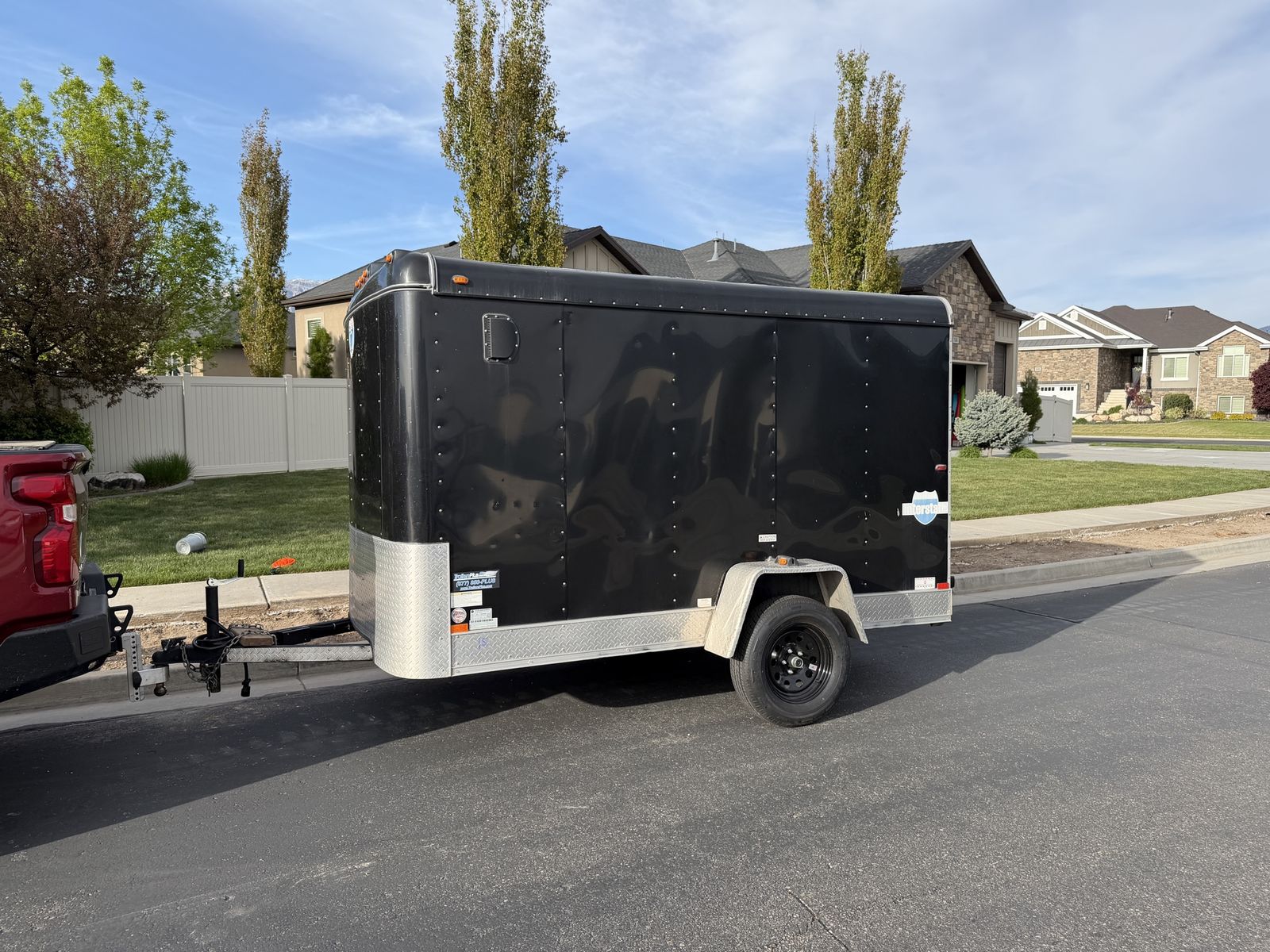 6x10 ENCLOSED RAMP DOOR BRAKES 3500