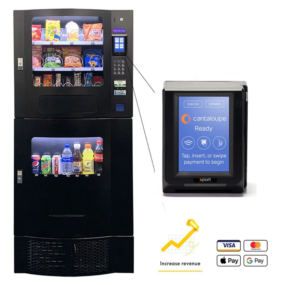 Seaga SM2300 Snack and Soda Combo Machine