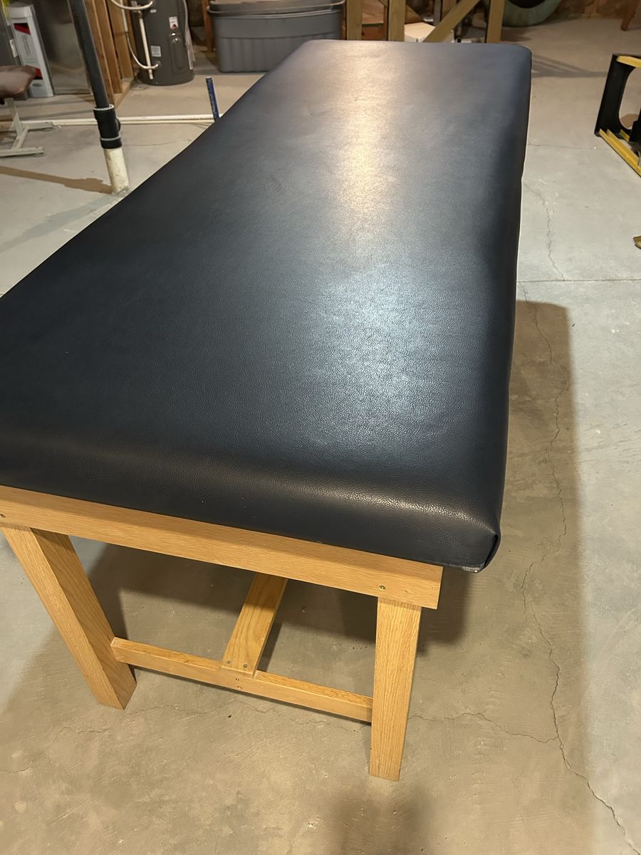 Wooden Frame Massage or Therapy Table - Excellent Condition, Sturdy Design