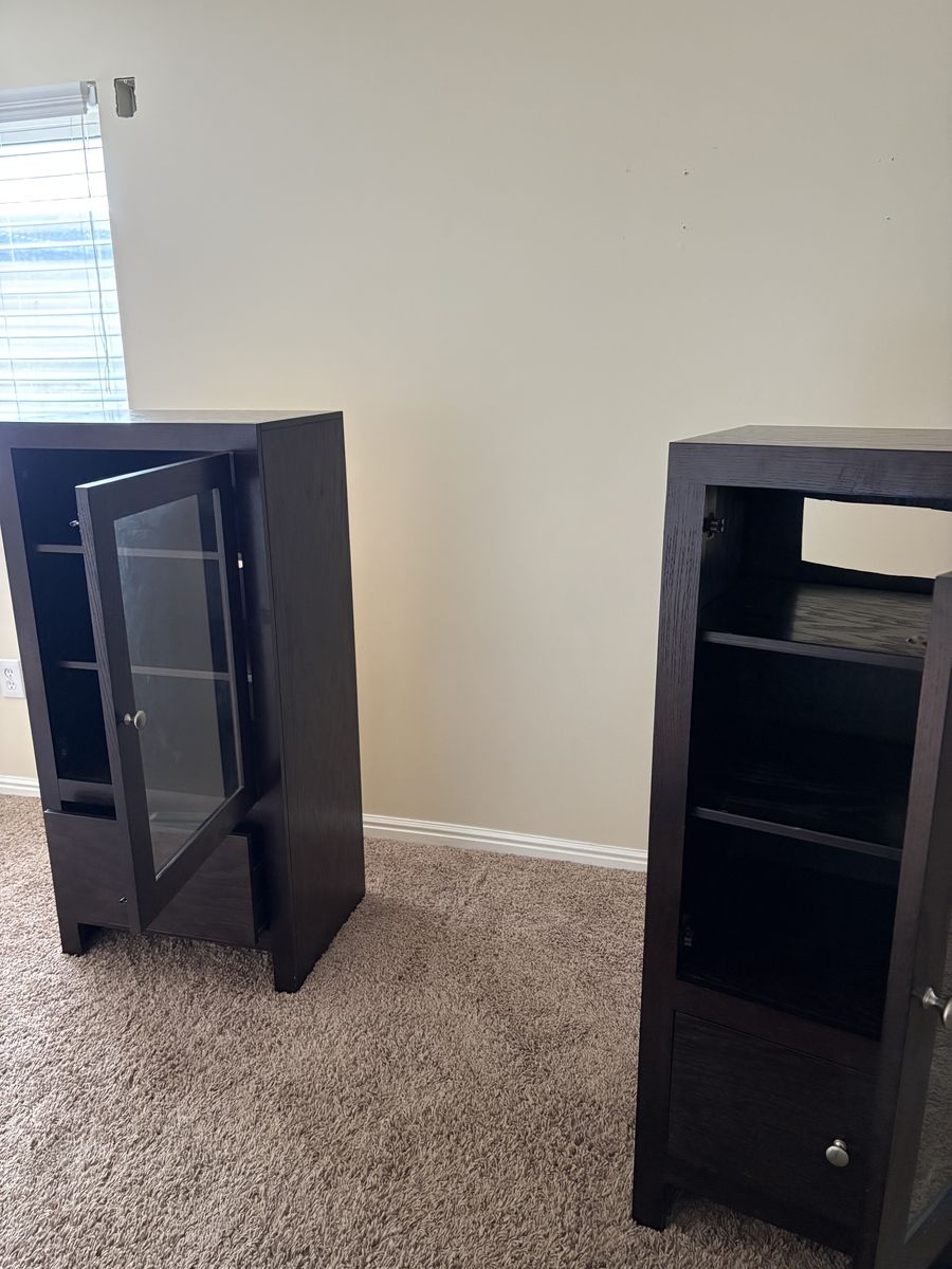 Matching media cabinets