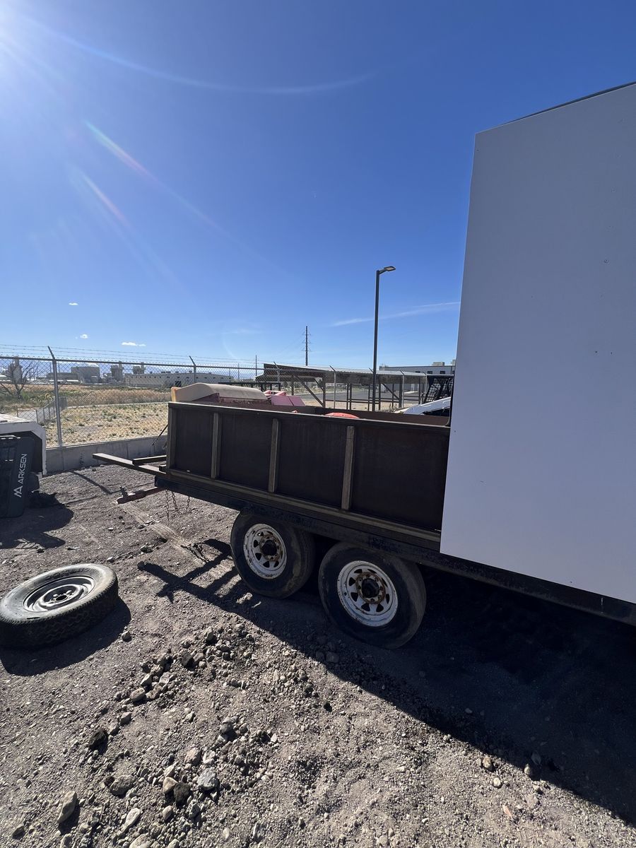 Landscape trailer 7k axles 