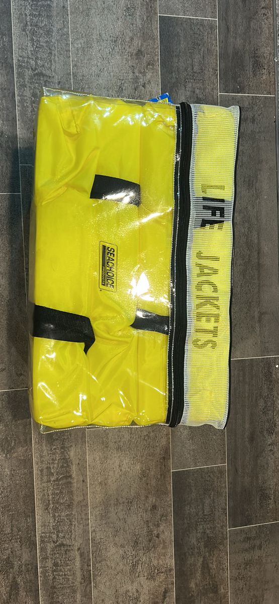 Seachoice Products Yellow Life Vests Bag Set with Storage Case