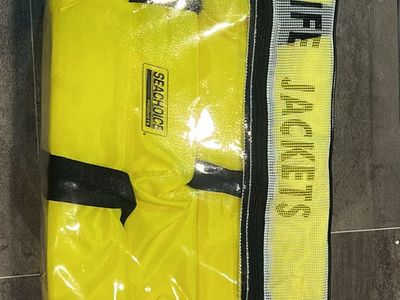 Seachoice Products Yellow Life Vests Bag Set with Storage Case
