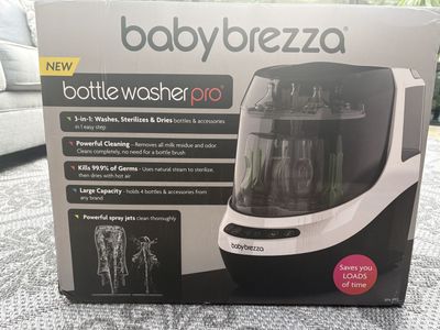 Baby Brezza Bottle Washer Pro 3-in-1 Baby Bottle Sterilizer & Dryer w/ Detergent & Descaling Tablets