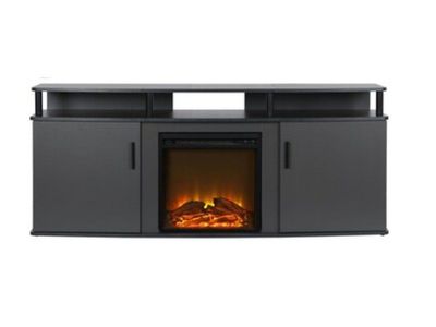 NEW- Ameriwood Home Carson Fireplace TV Stand