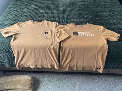 2 Hurley x Carhartt T Shirts size men’s M