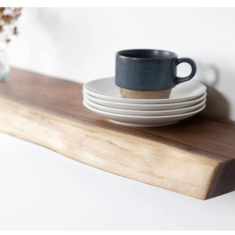 Artisan Born 36Lx12D Live Edge Walnut Floating