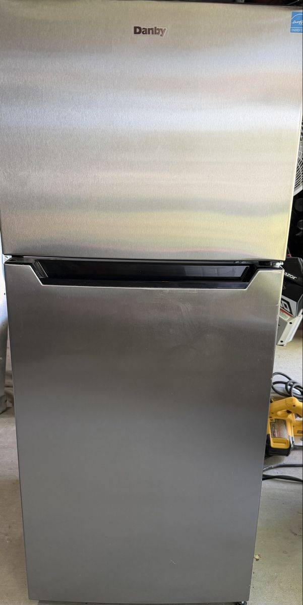Danby Mini Refrigerator Freezer Stainless Steel Compact Fridge