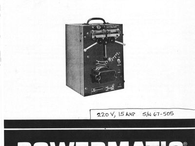 Bandsaw Blade Welder