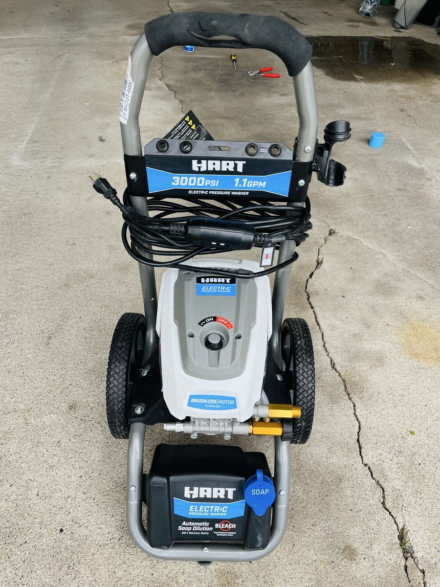 Hart pressure washer electric. No hose or sprayer.