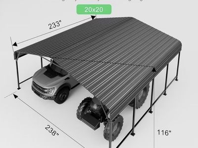 20x20 Metal Carport New in Box