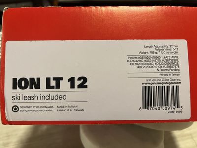 G3 Ion LT 12 AT Touring Binding
