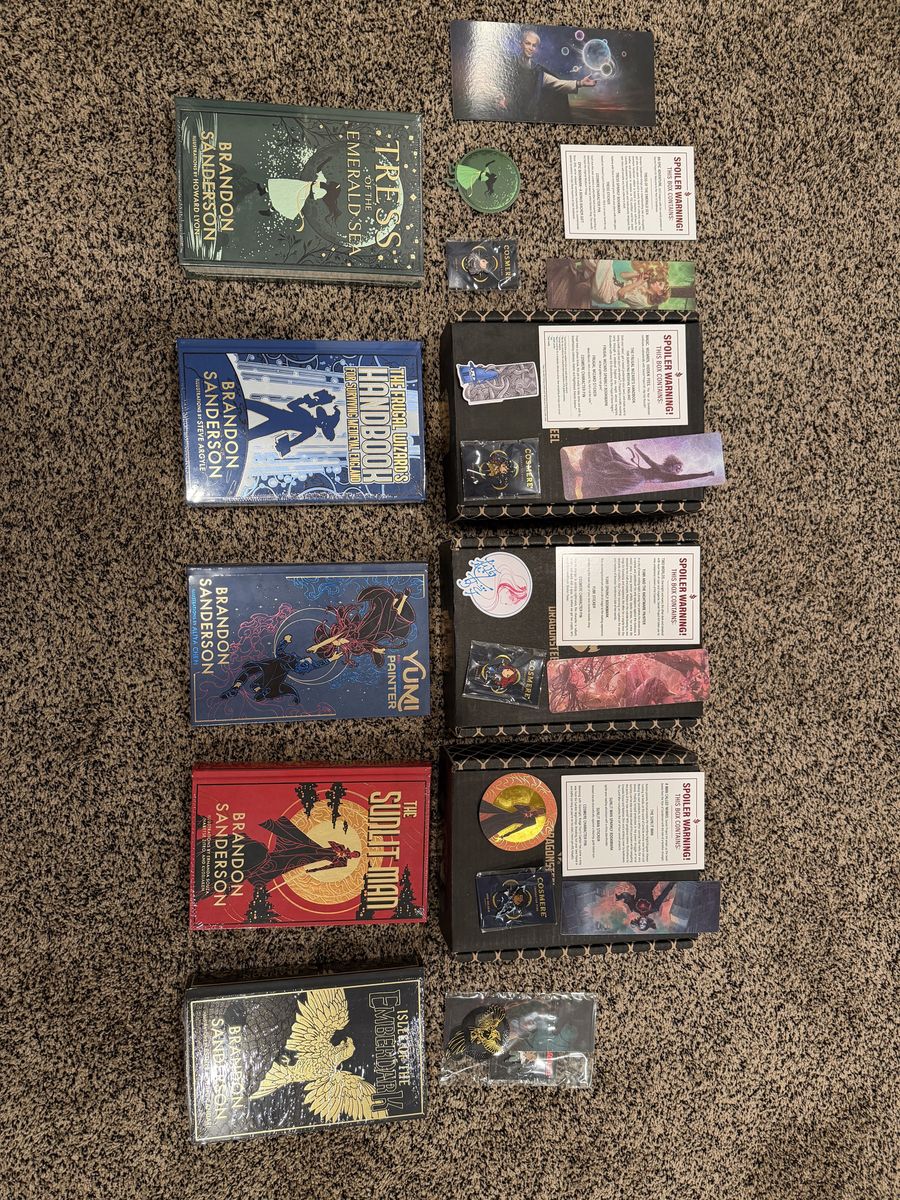 Complete Year of Sanderson Secret Project Set (1-5) - SEALED