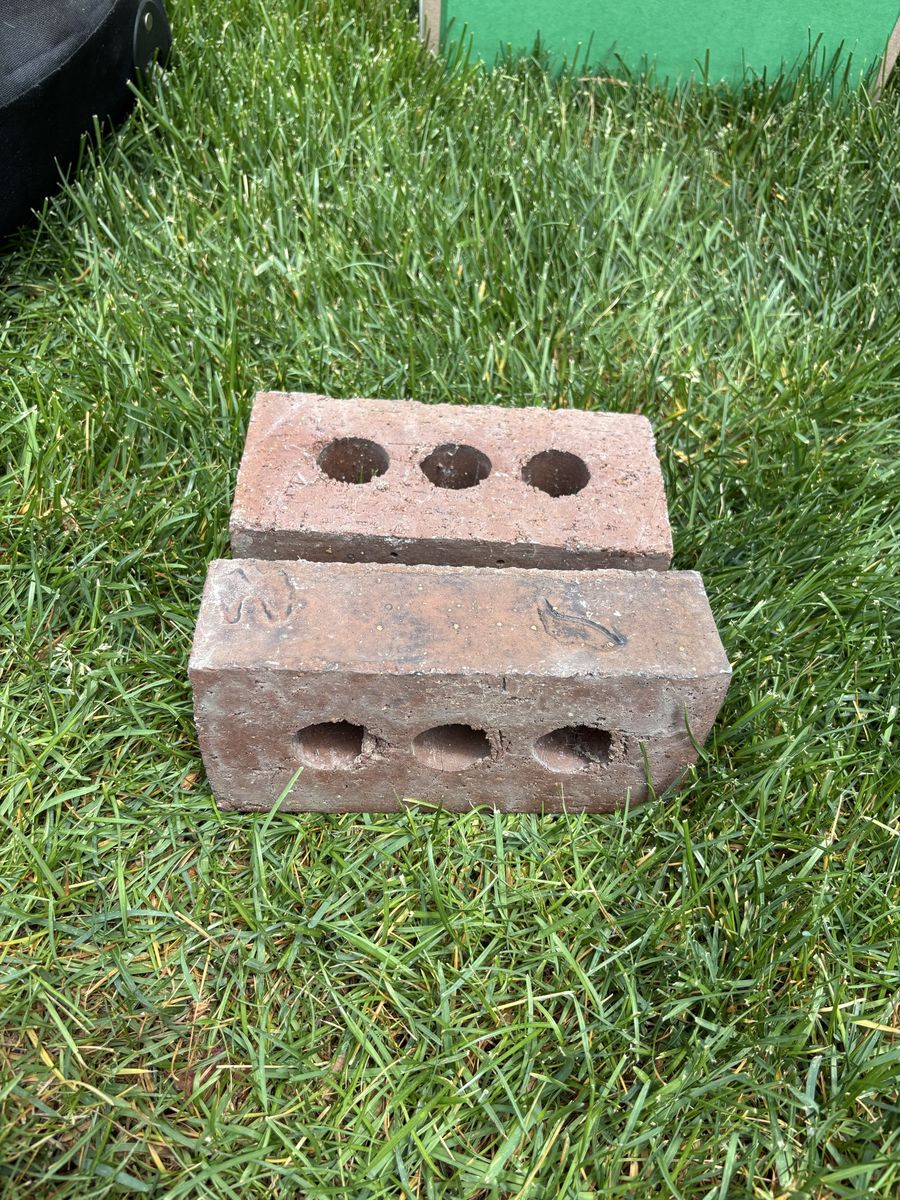 300 Red bricks - 50 cents each