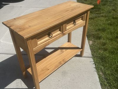 Wooden Entryway Table
