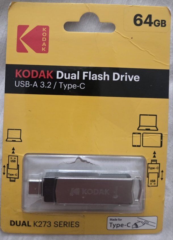 Kodak Dual Flash Drive, DUAL K273 SERIES
