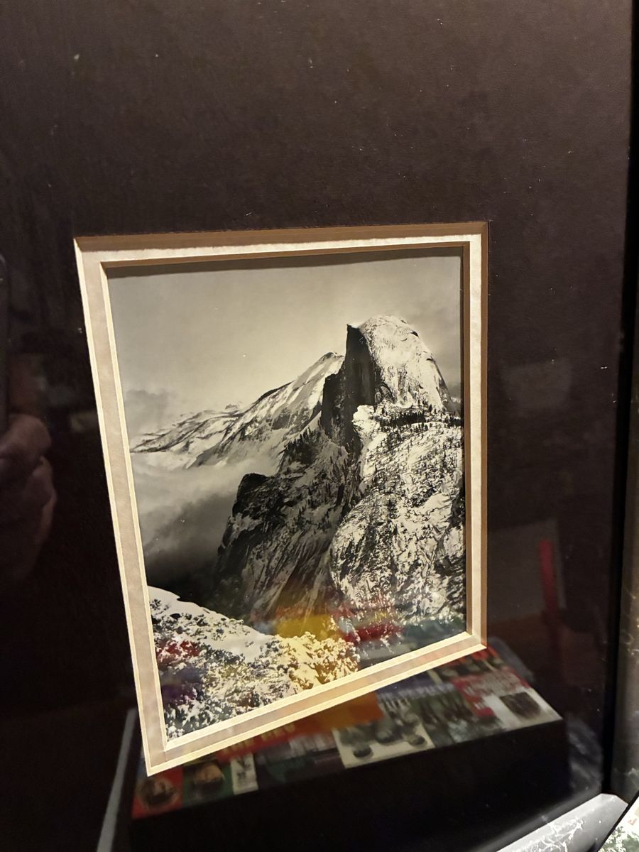Ansel Adams Framed Black & White Yosemite Half Dome Mountain Photograph