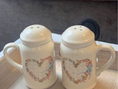 Vintage salt and pepper shakers
