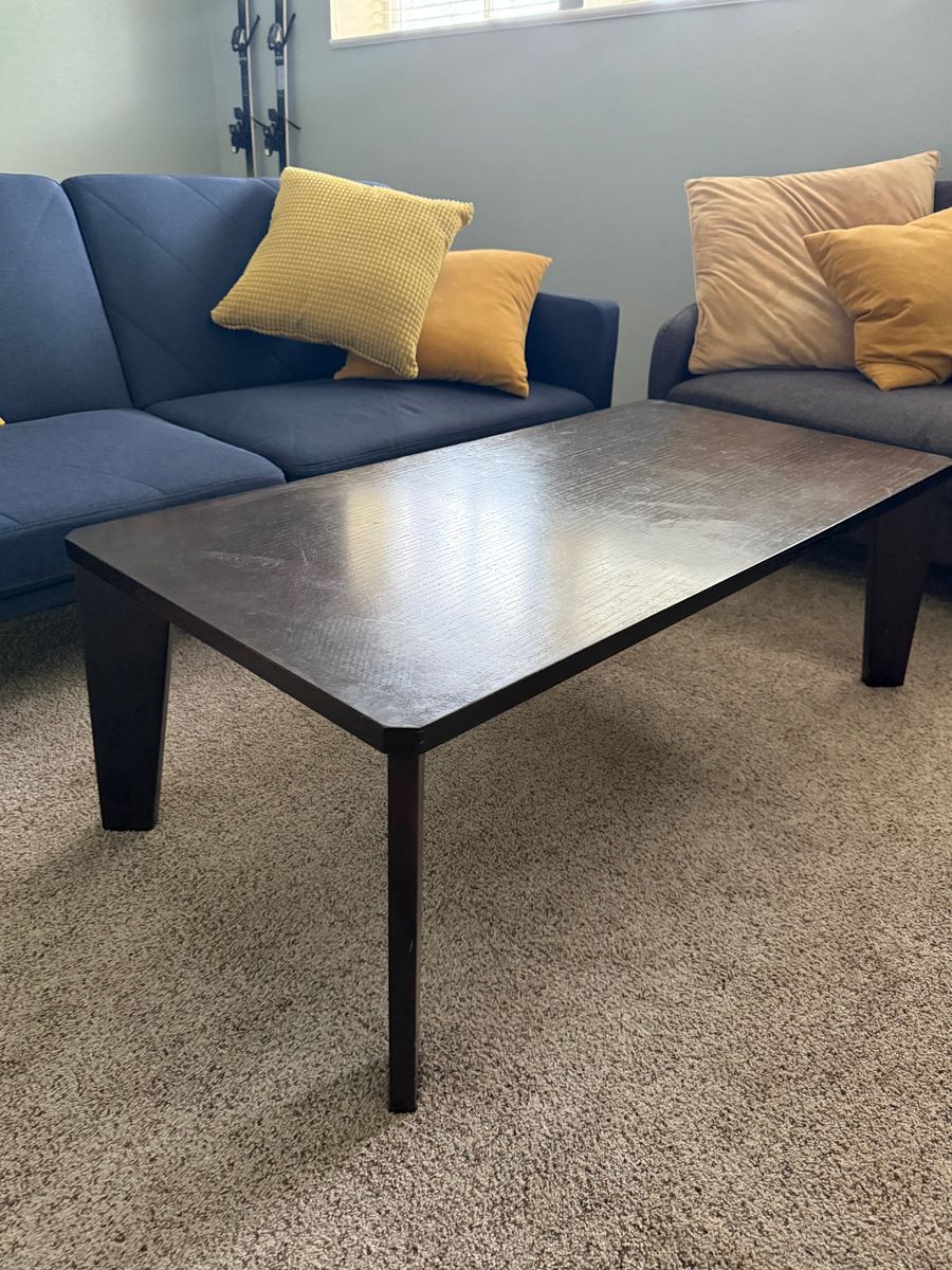 Dark Wood Console Table - OBO