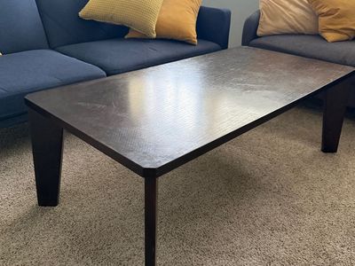 Dark Wood Console Table - OBO