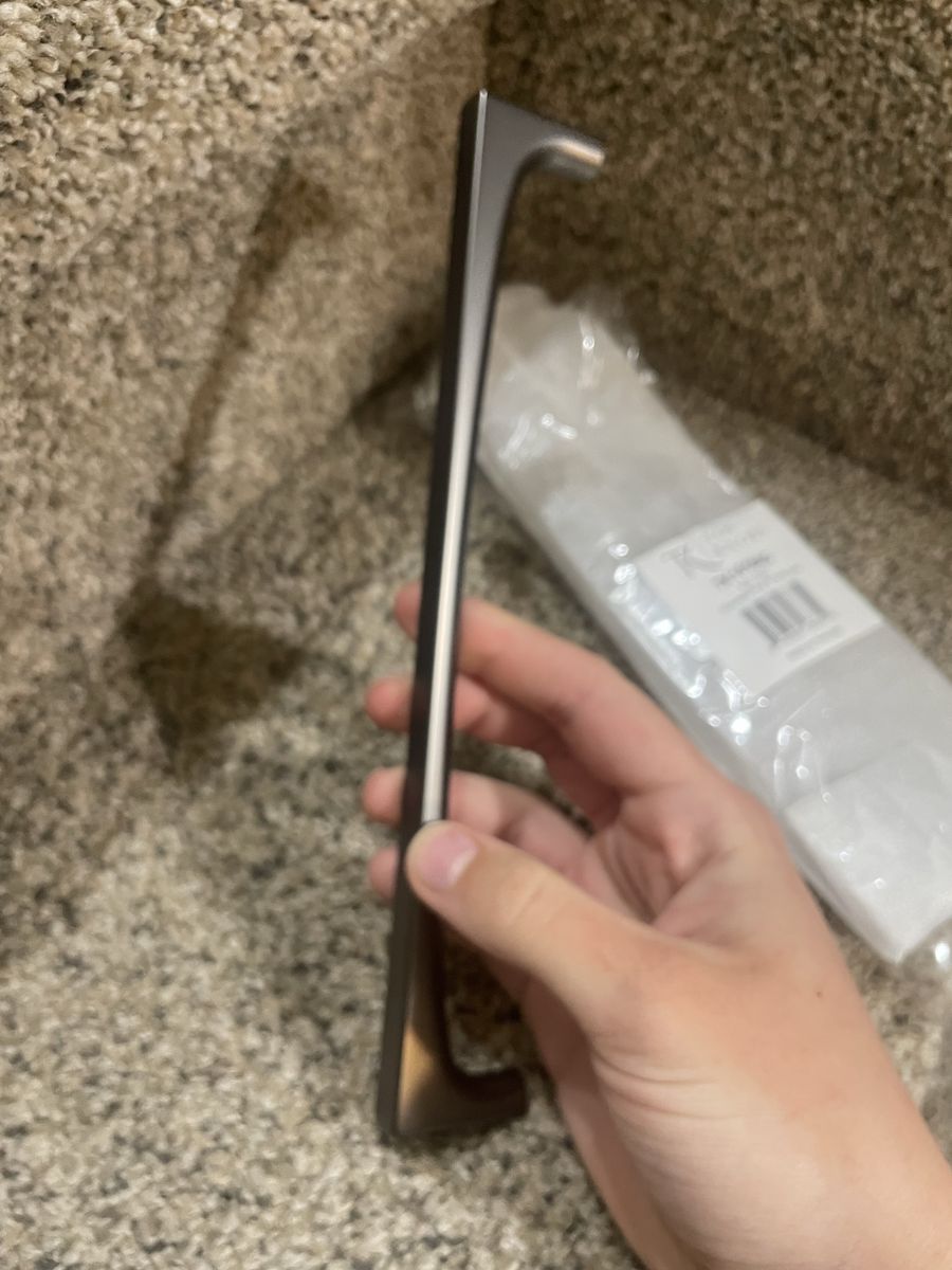 Ash grey cabinet handles