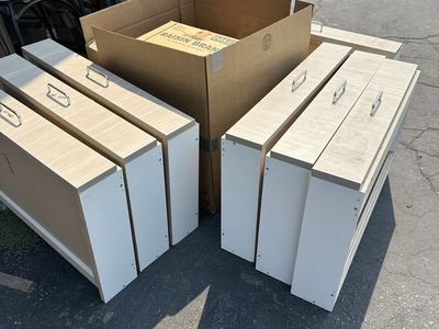 18 New Drawers w/ Boxes, Soft-Close Guides & Handles - 29.5"W x 5"T x 19.5"D