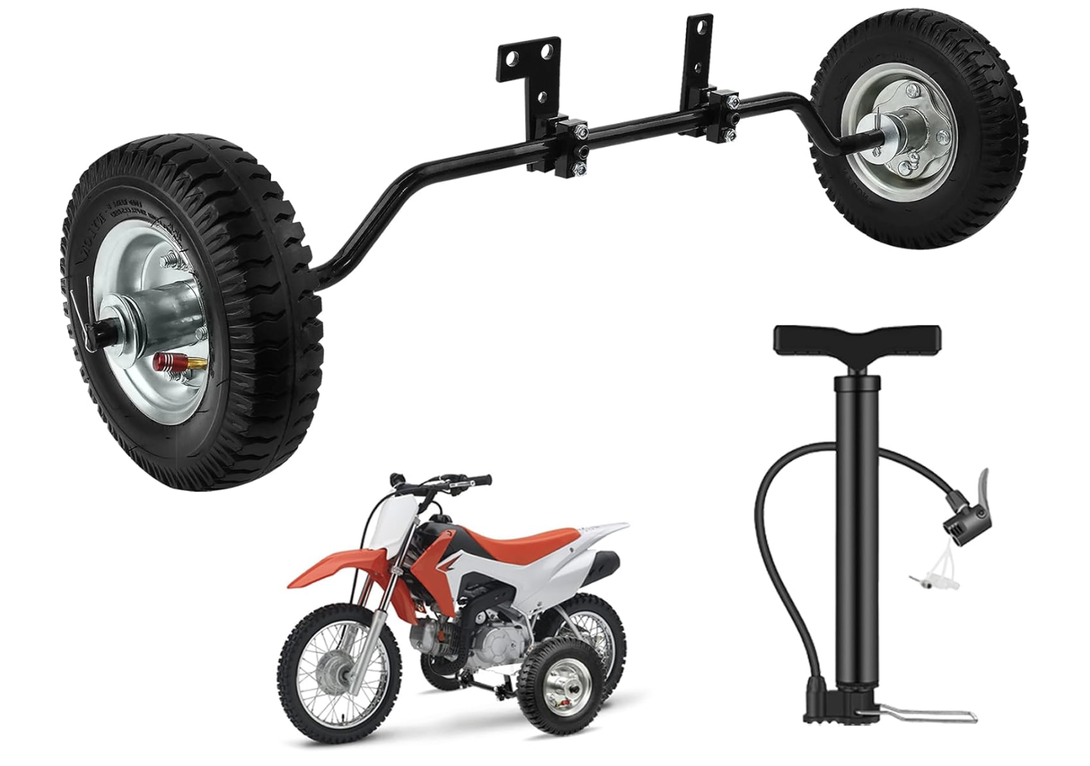NEW Dirt Bike Training Wheels for 50CC Models for CRF50, PW50 & MX125 Easy to Install
