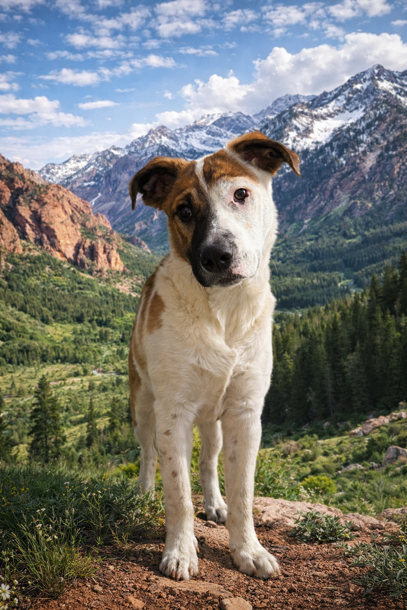 Australian Cattle Dog/Husky Mix puppy