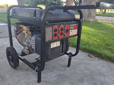 Coleman Powermate Pro-Gen 5000 with Briggs & Stratton 9 HP