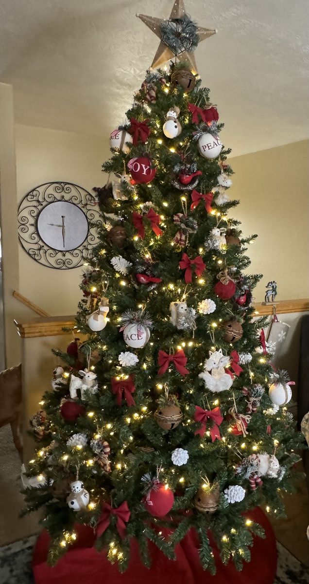 Hobby Lobby Fraser Fir 7.5ft Pre-Lit Christmas Tree with Warm White LED Lights, Flame Retardant