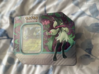 Pokemon TCG Paldea Partners Tin - Meowscarada EX Trading Card Game Sealed Set