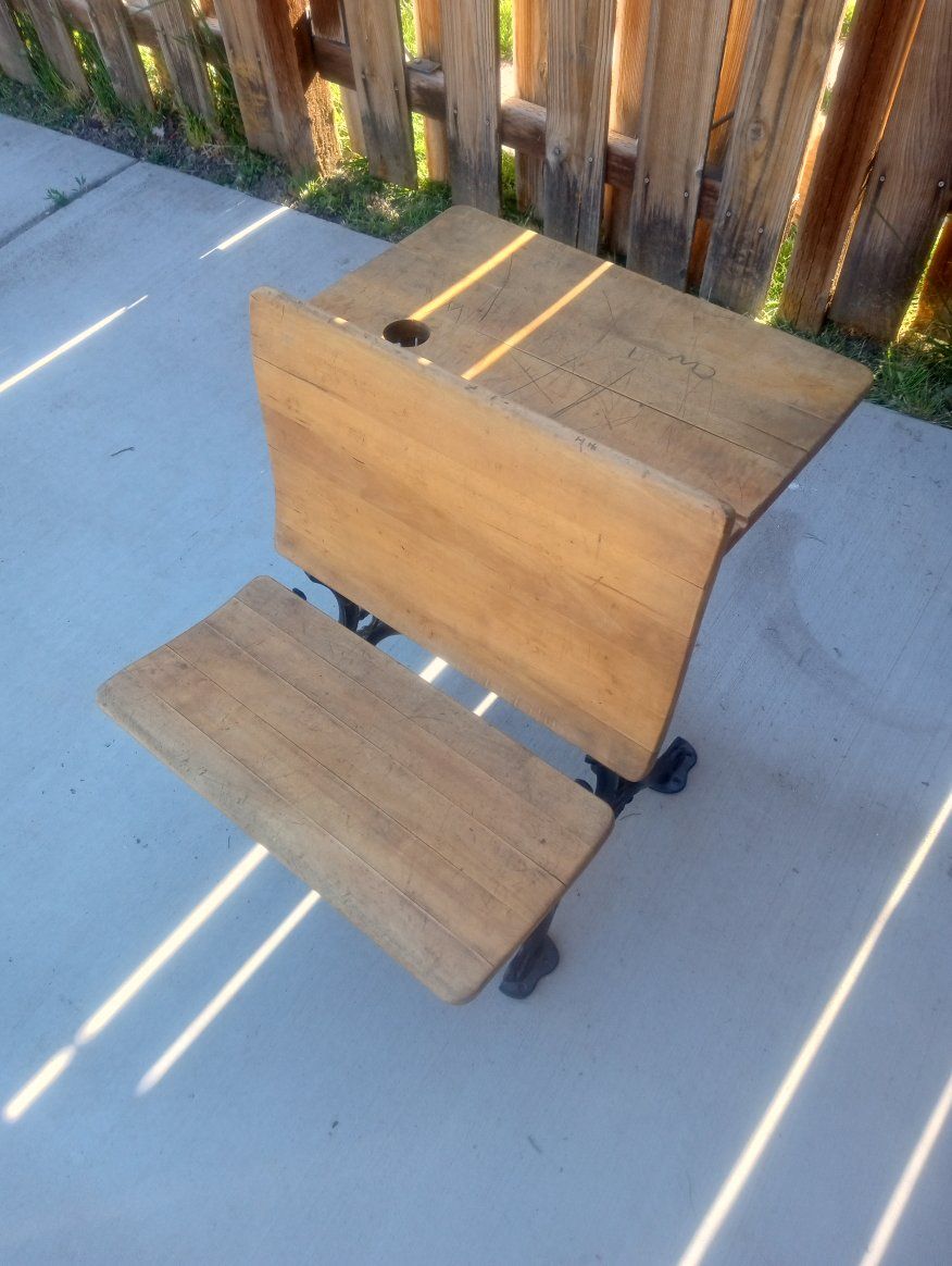 Antique Student Desk
