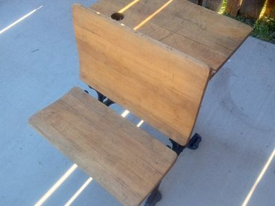 Antique Student Desk