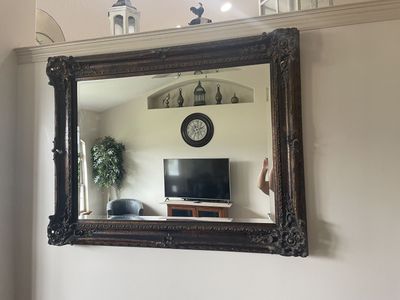 Small ornate mirror
