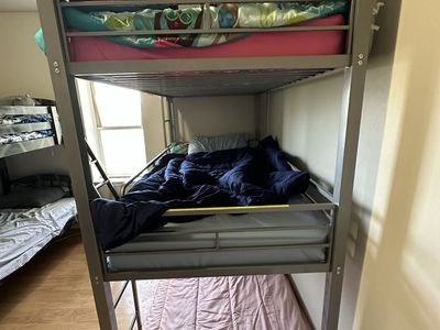 3 tier bunk bed frame