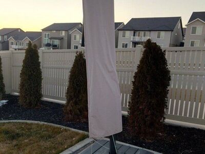 Patio Umbrella 10ftx10ft 2 Tier Square Outdoor