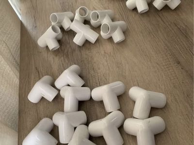PVC 1” fittings elbows and crosses brand new