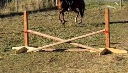 Adjustable Horse Training Jump Set